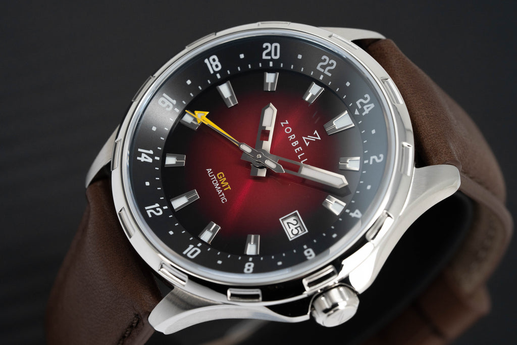 Zorbello Mechanical Watch G1 GMT Red LumiNova®