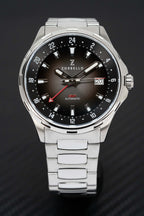 Zorbello Mechanical Watch G1 GMT Brown SS LumiNova®