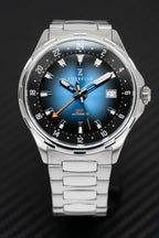 Zorbello Mechanical Watch G1 GMT Blue SS LumiNova®