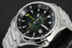 Zorbello Mechanical Watch G1 GMT Green SS LumiNova®
