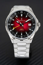 Zorbello Mechanical Watch G1 GMT Red SS LumiNova®