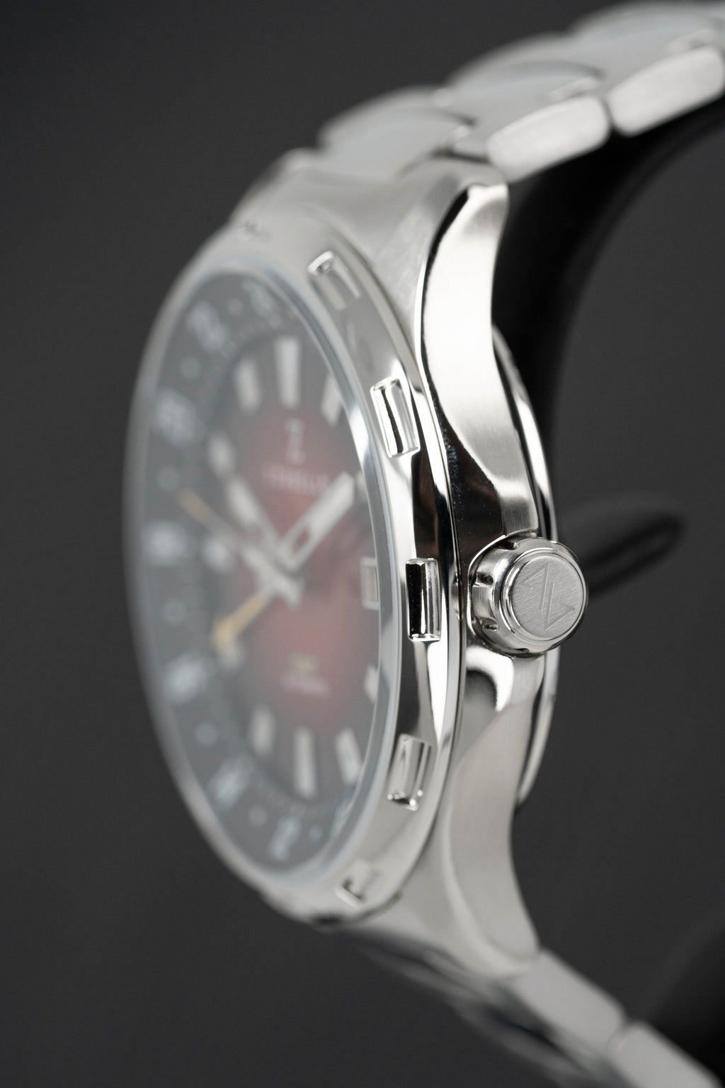 Zorbello Mechanical Watch G1 GMT Red SS LumiNova®