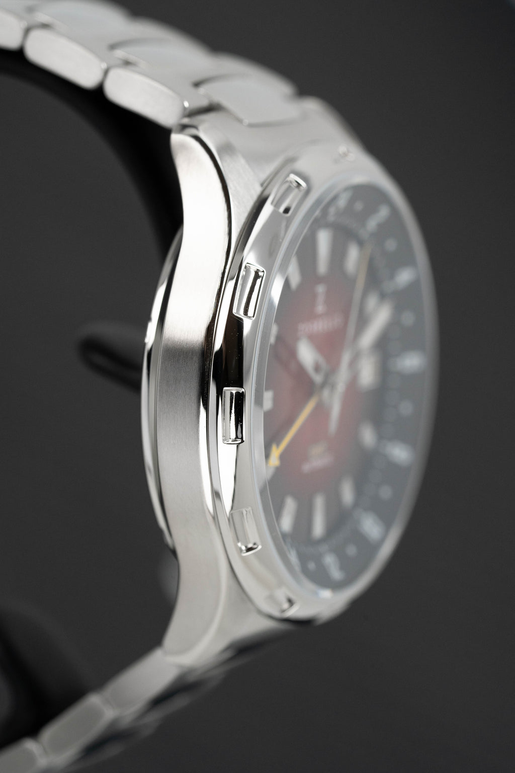 Zorbello Mechanical Watch G1 GMT Red SS LumiNova®