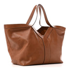 Calfskin Y Tote Brick