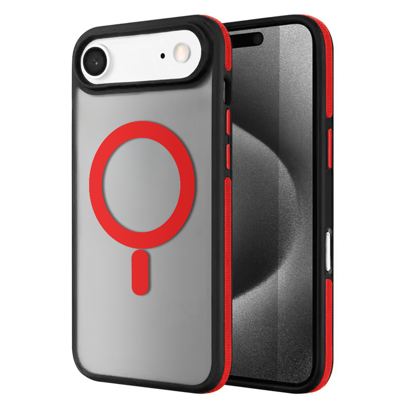 Entronix [Magnetic] Case Compatible with iPhone 17 Air - Translucent Matte Back w/ Rugged Edges