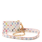 LV X TM Monogram Multicolor Phone Holder White