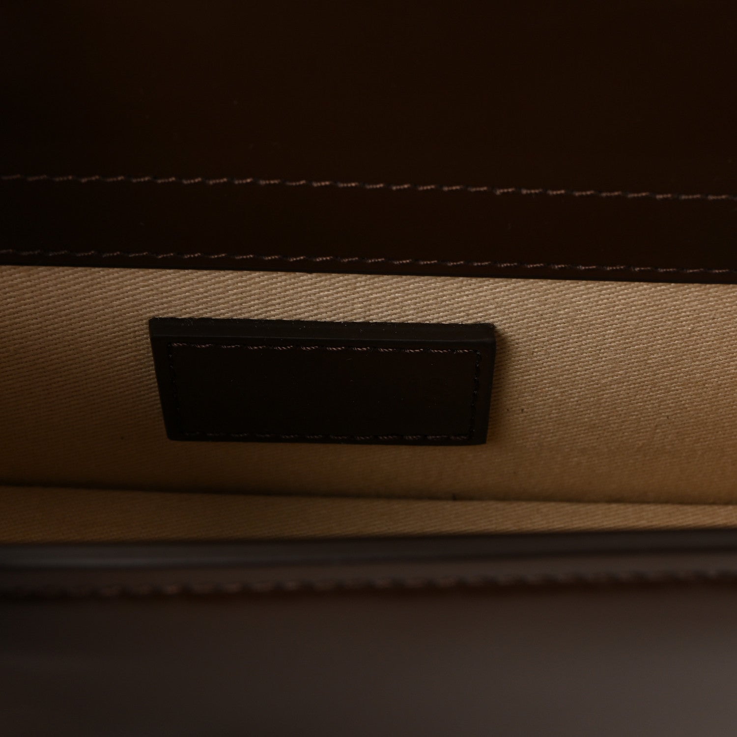 Smooth Calfskin Le Bambino Dark Brown