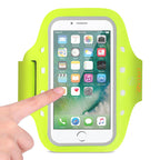 Reiko Running Sports Armband For Iphone 7 Plus/ 6S Plus Or 5.5 Inches Device With Led In Green (5.5X5.5 Inches)