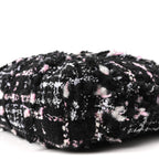 Tweed Patchwork Quilted Small Chanel 22 Black Pink White