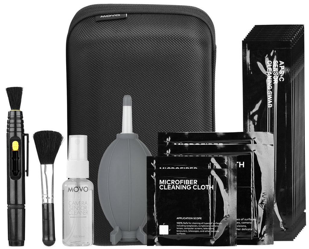 Movo Deluxe Essentials Camera Sensor Cleaning Kit for DSLR Cameras
