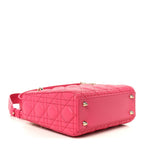 Lambskin Cannage Small My ABCDior Lady Dior Passion Pink