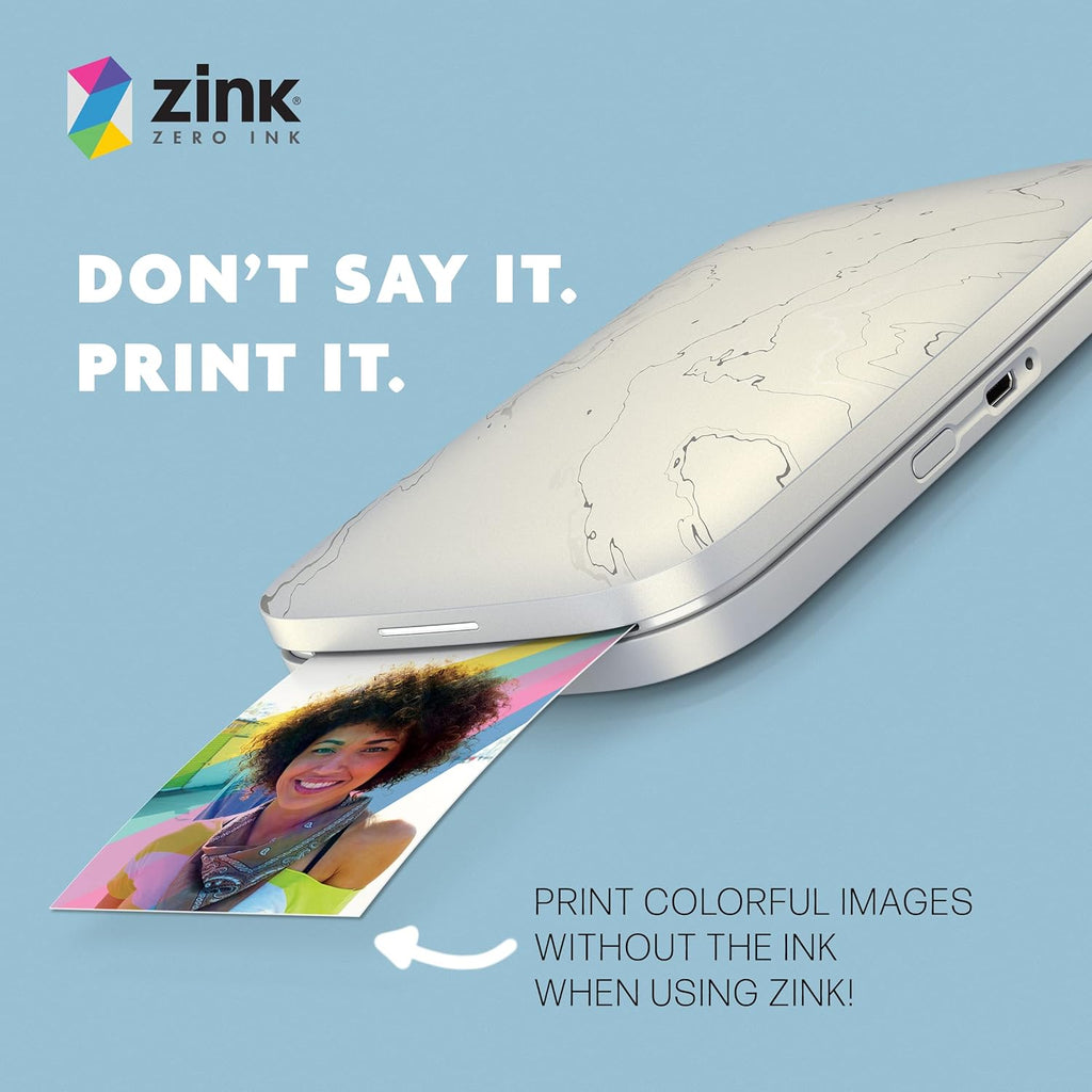 HP Sprocket 2.3 x 3.4 Premium Instant Zink Sticky Back Photo Paper (100 Sheets)