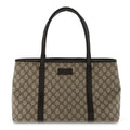 GG Plus Monogram Medium Joy Tote Dark Brown