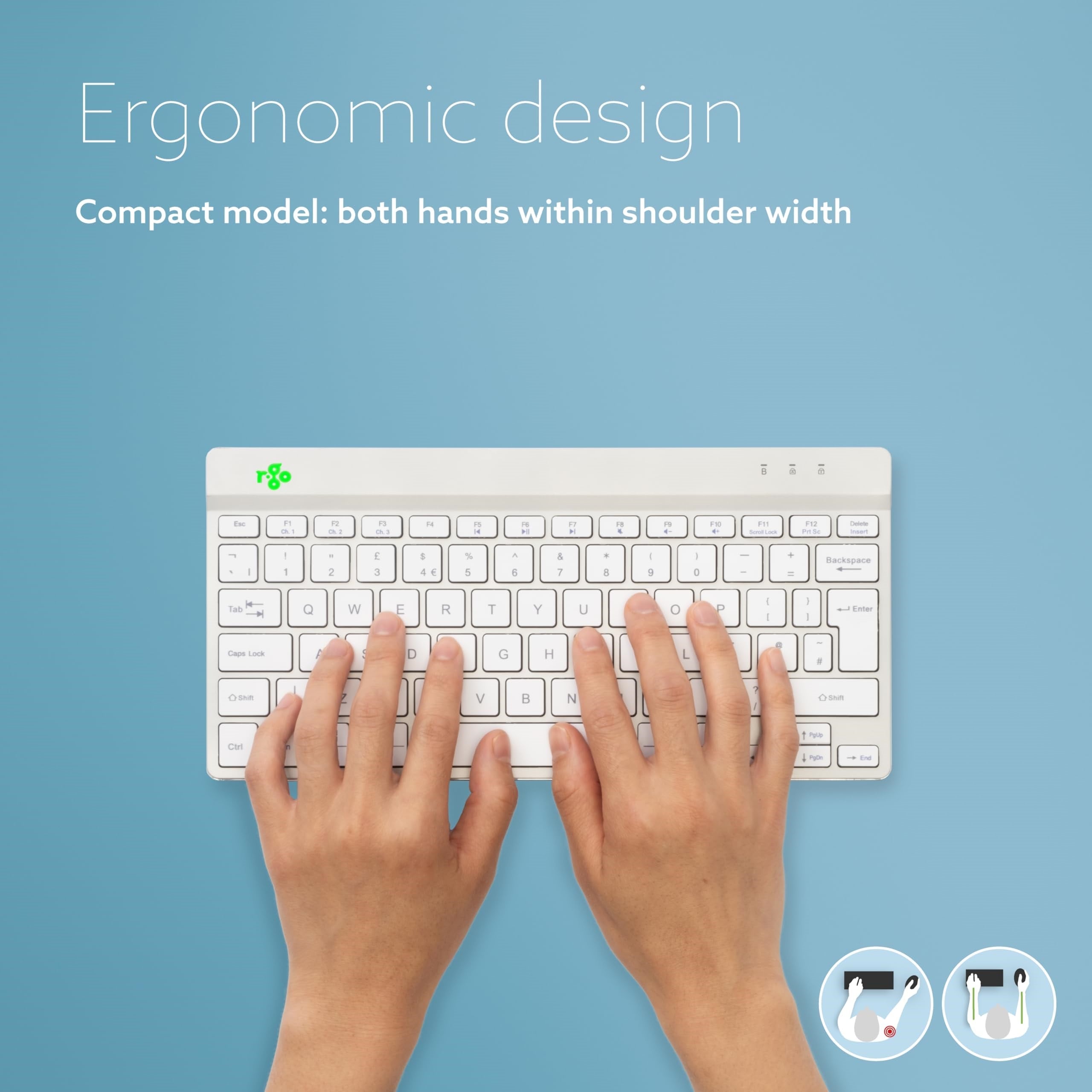 COMPACT BREAK KEYBOARD, QWERTY