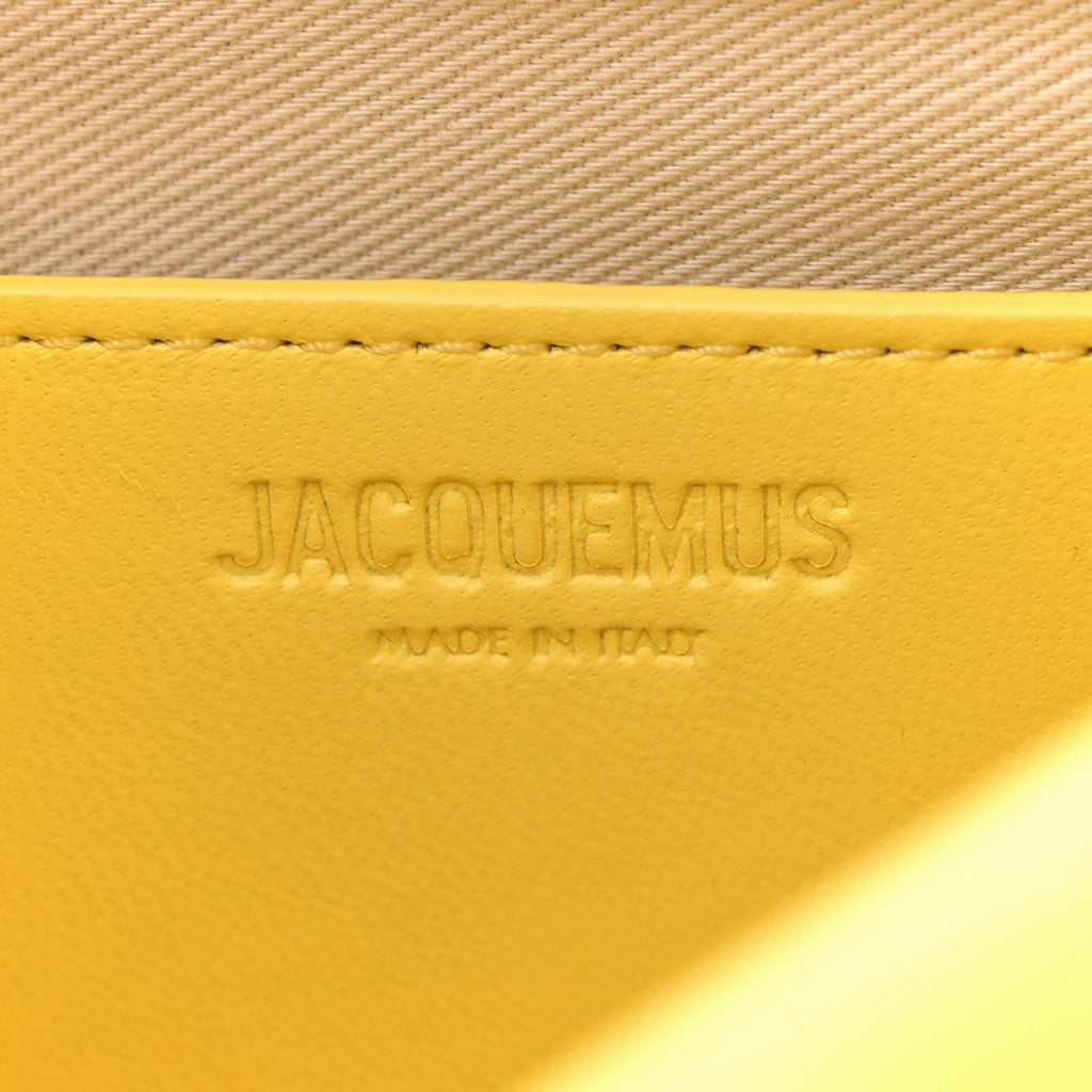 Smooth Calfskin La Petite Pochette Rond Carre Yellow