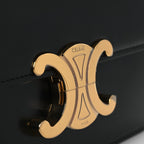 Shiny Calfskin Teen Triomphe Black