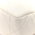 Lambskin Quilted Medium Chanel 19 Flap White
