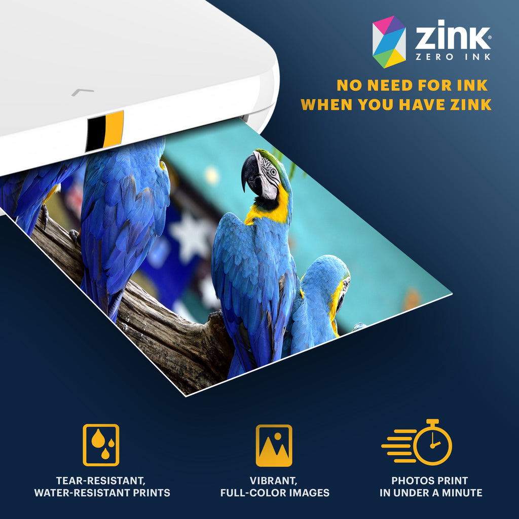 Kodak Zink Photo Paper 2x3"(100 Sheets) Compatible with PRINTOMATIC, Smile & Step Cameras & Printers