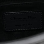 Ultra Matte Calfskin Cannage Mini Lady Dior Black