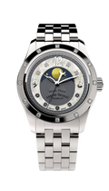 Armand Nicolet Ladies Watch M03 Moonphase 34mm Silver Grey