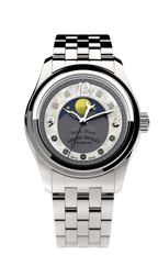 Armand Nicolet Ladies Watch M03 Moonphase 34mm Silver Grey