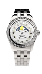 Armand Nicolet Ladies Watch M03 Moonphase 34mm Silver White