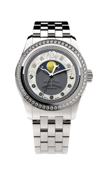 Armand Nicolet Ladies Watch M03 Moonphase 34mm Silver Grey