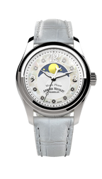 Armand Nicolet Ladies Watch M03 Moonphase 34mm White Silver