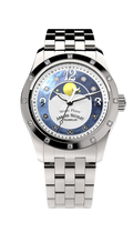 Armand Nicolet Ladies Watch M03 Moonphase 34mm Silver Blue