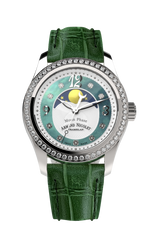 Armand Nicolet Ladies Watch M03 Moonphase 34mm Silver Green