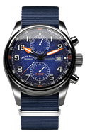 Armand Nicolet Men's Watch MM2 Chronograph 43mm Blue