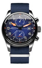 Armand Nicolet Men's Watch MM2 Chronograph 43mm Blue