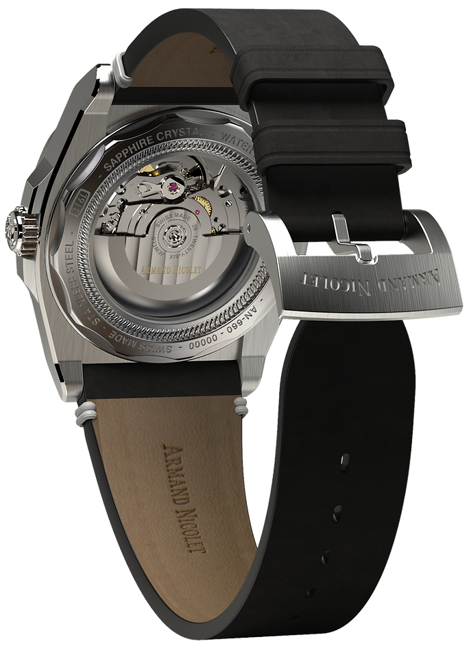Armand Nicolet Men's Watch J09 Date 41mm Brown