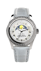 Armand Nicolet Ladies Watch M03 Moonphase 34mm Silver White
