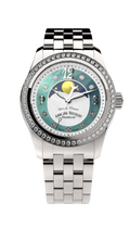 Armand Nicolet Ladies Watch M03 Moonphase 34mm Silver Green