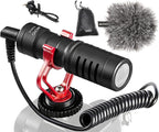 Movo VXR10 Universal Camera Shotgun Microphone for Video Recording
