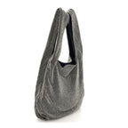 Crystal Wanglock Mini Shopper Silver