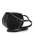 Calfskin Nano Marcie Saddle Bag Black