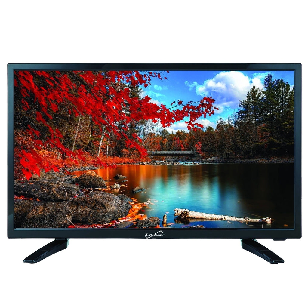 24" 12 Volt AC/DC Widescreen LED HDTV with USB, SD Card Reader and HDMI