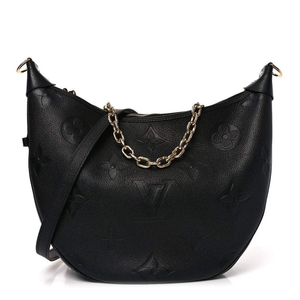 Empreinte Monogram Giant Loop Hobo Black