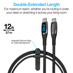 DigiWATT USB-C to USB-C Digital LED Cable 12ft