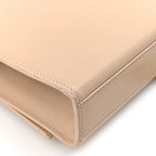 Smooth Calfskin Medium Classic Monogram Kate Tassel Satchel Nude Powder