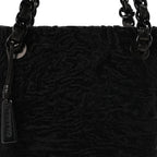 Persian Lamb Fur Tote Black