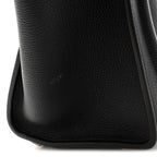 Drummed Calfskin Micro Luggage Black