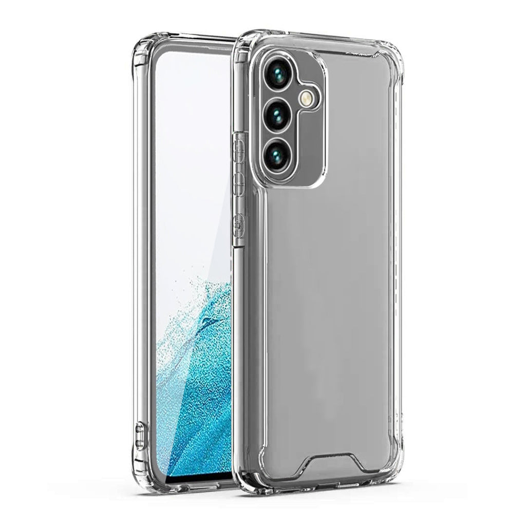 Reiko High Quality 2X Clean Pc And Tpu Bumper Case In Clear For Samsung Galaxy A54 5G
