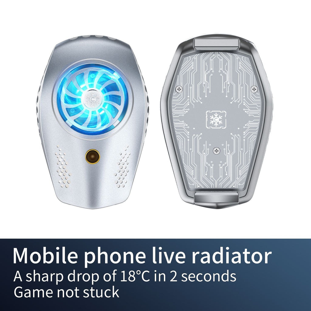 Cellphone Radiator Light Detachable Gaming Live Streaming Cooling Fan Accessorie