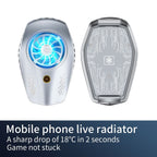 Cellphone Radiator Light Detachable Gaming Live Streaming Cooling Fan Accessorie