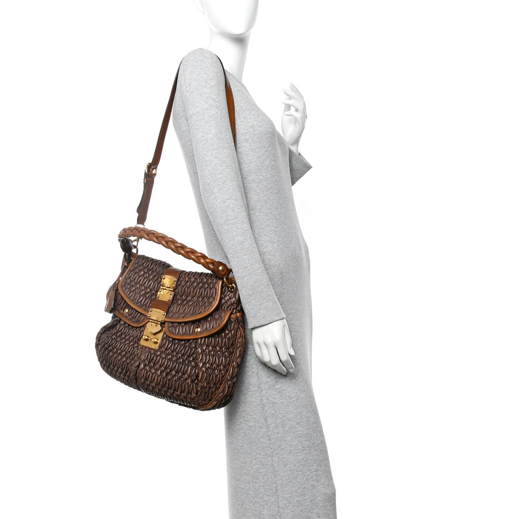Nappa Cloquet Coffer Hobo Antilope