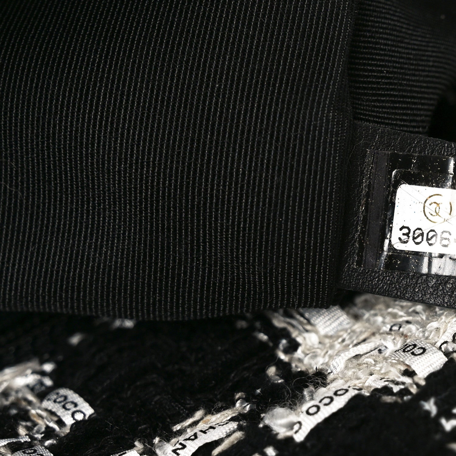 Tweed Quilted Large Chanel 19 Flap Black Ecru White