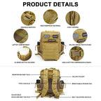 SAHARA - Raider Series Travel Bag & Laptop Backpack for Laptops up to 17.3-inch - Khaki
